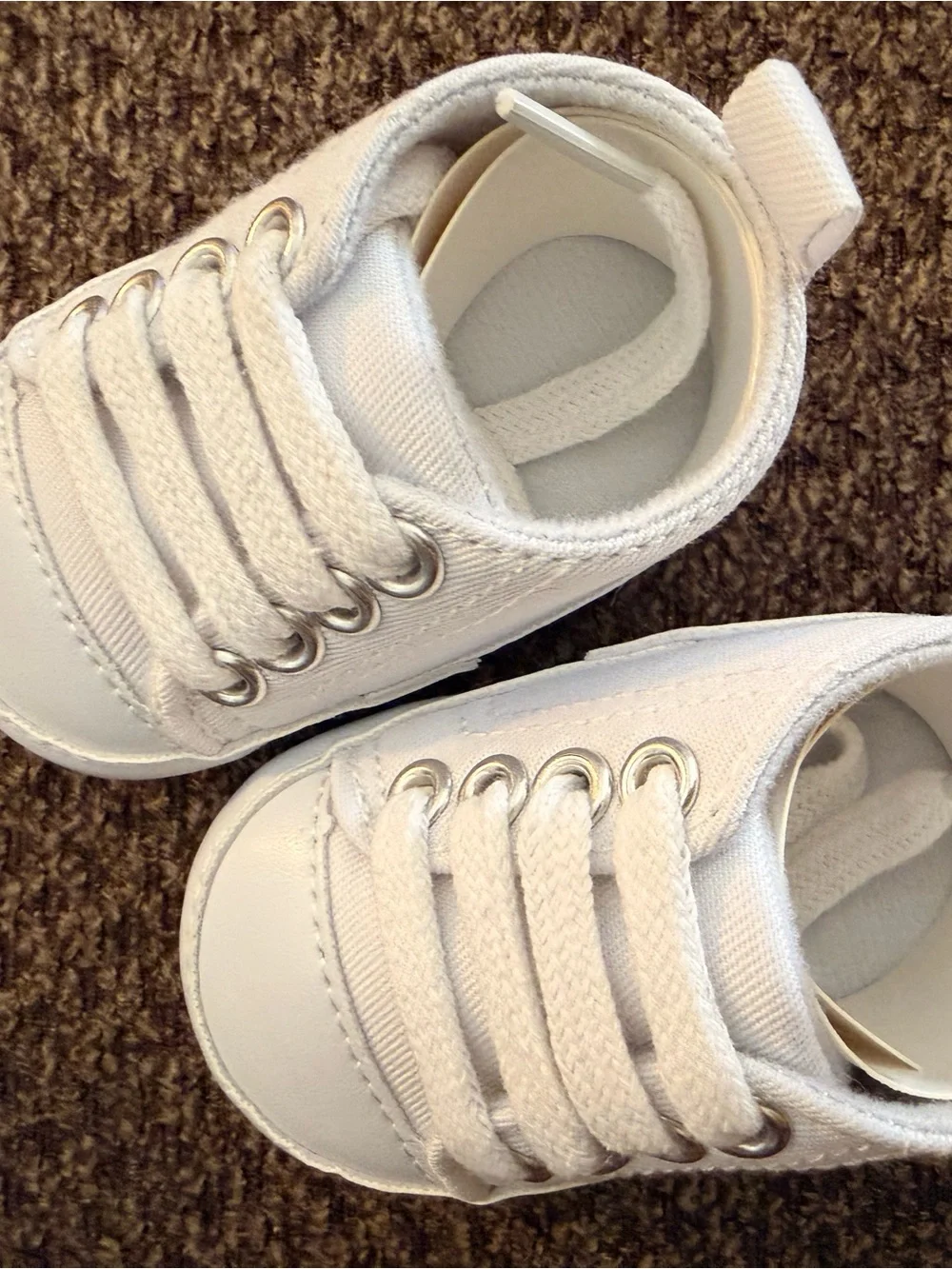 White Baby Walker Sneakers